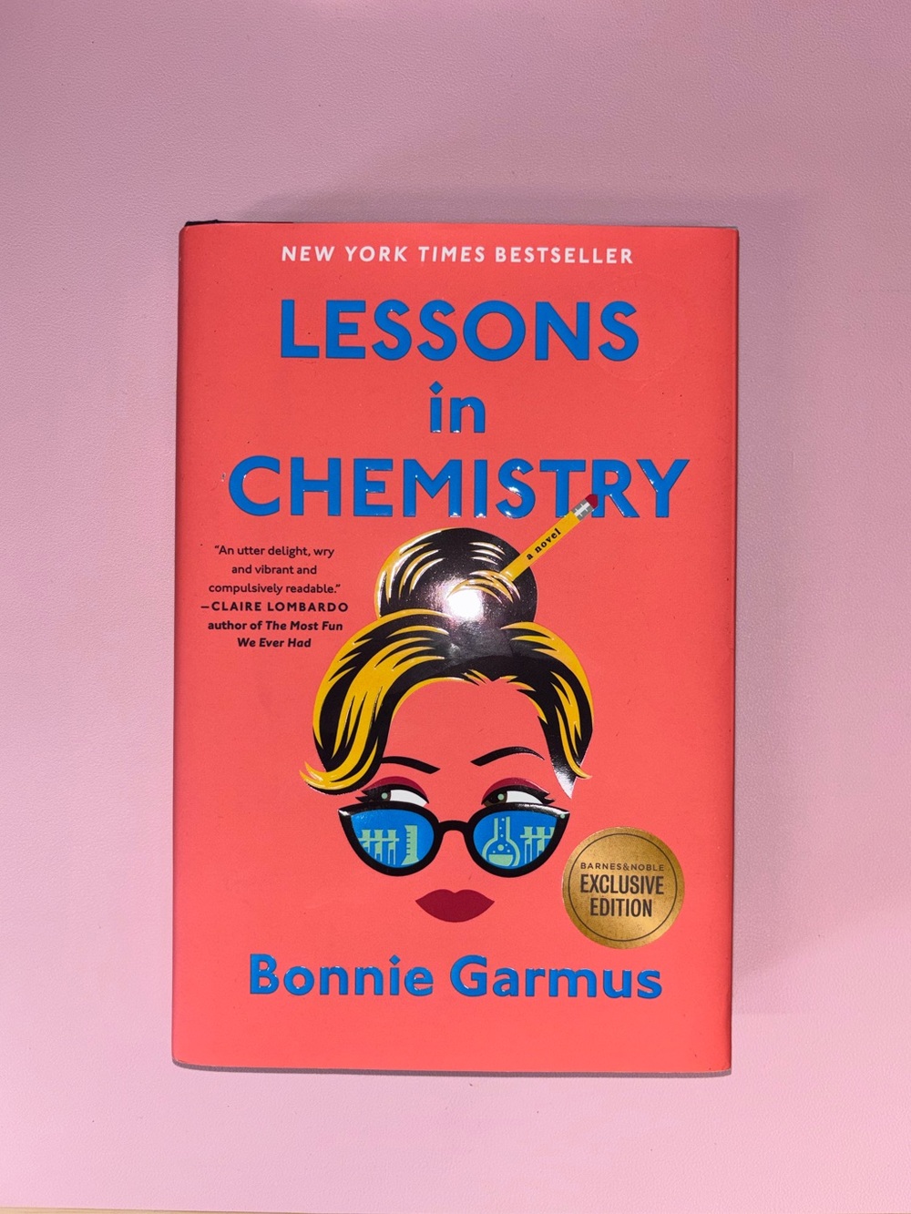 Lessons in Chemistry by Bonnie Garmus - Coral Cover